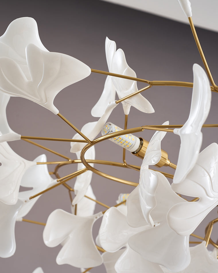 WOMO Gingko-Blatt-Kronleuchter-WM2205