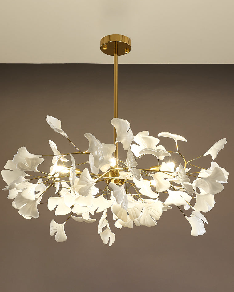 WOMO Gingko-Blatt-Kronleuchter-WM2205