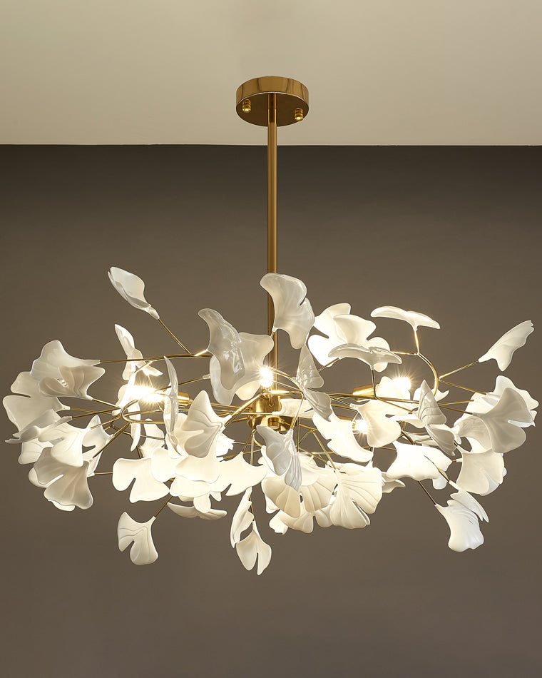 WOMO Gingko-Blatt-Kronleuchter-WM2205