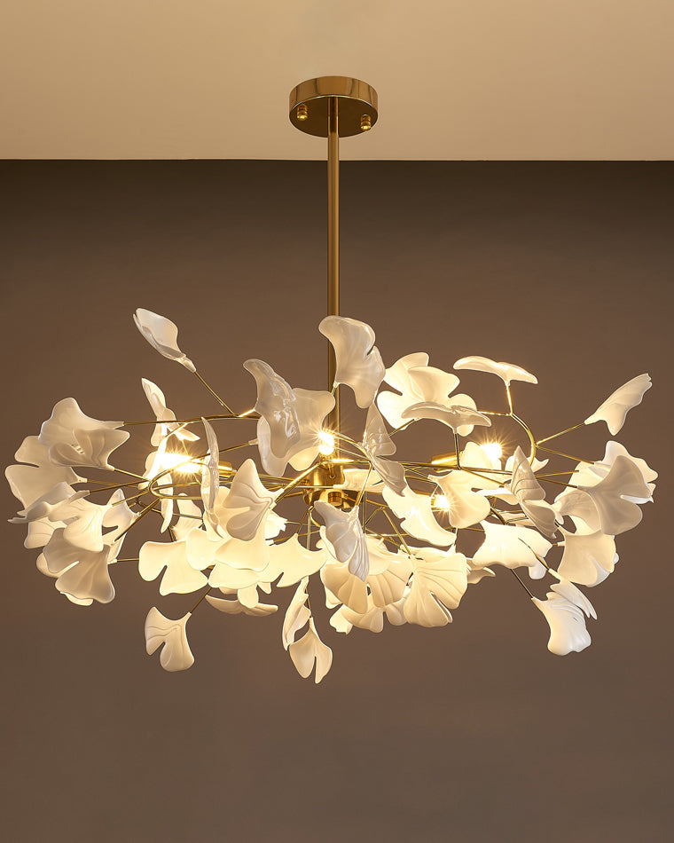WOMO Gingko-Blatt-Kronleuchter-WM2205