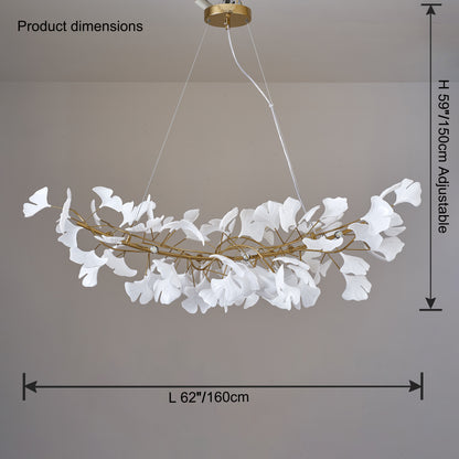 WOMO Gingko Linear Chandelier-WM2706