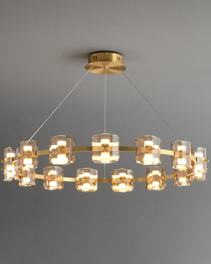 WOMO Modern Candle Round Chandelier-WM2218