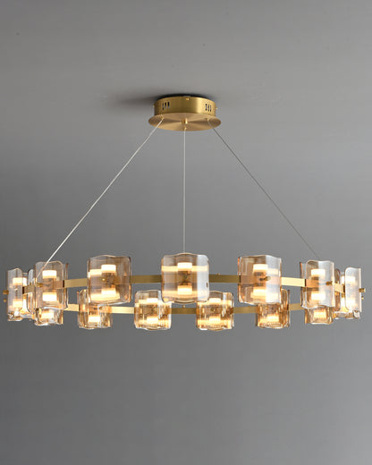 WOMO Modern Candle Round Chandelier-WM2218