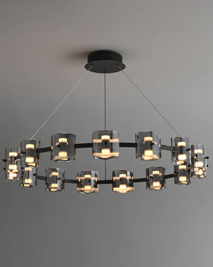 WOMO Modern Candle Round Chandelier-WM2218