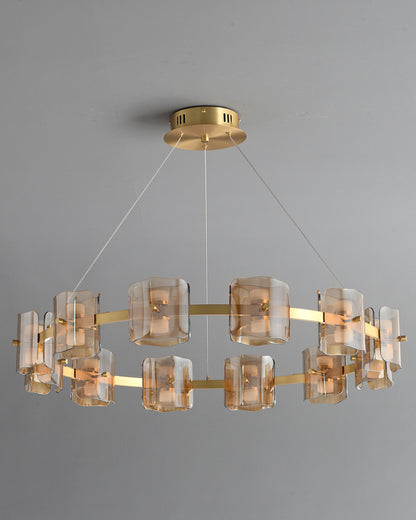 WOMO Modern Candle Round Chandelier-WM2218