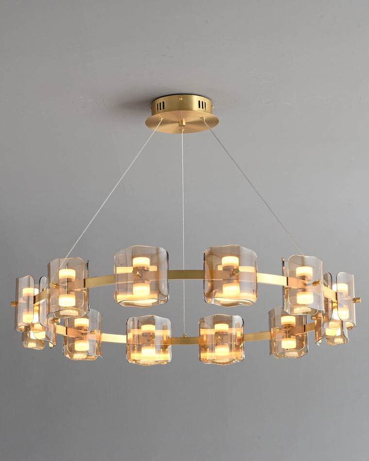 WOMO Modern Candle Round Chandelier-WM2218