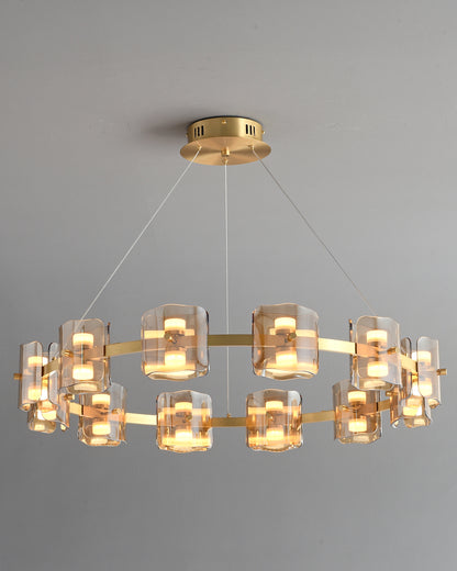 WOMO Modern Candle Round Chandelier-WM2218
