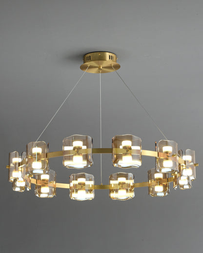 WOMO Modern Candle Round Chandelier-WM2218