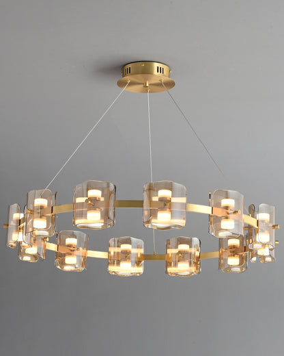 WOMO Modern Candle Round Chandelier-WM2218