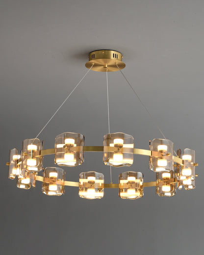 WOMO Modern Candle Round Chandelier-WM2218