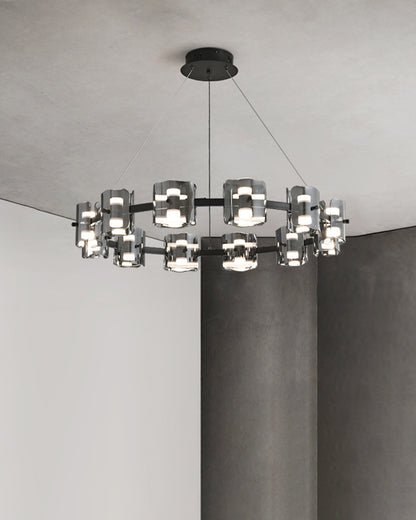 WOMO Modern Candle Round Chandelier-WM2218