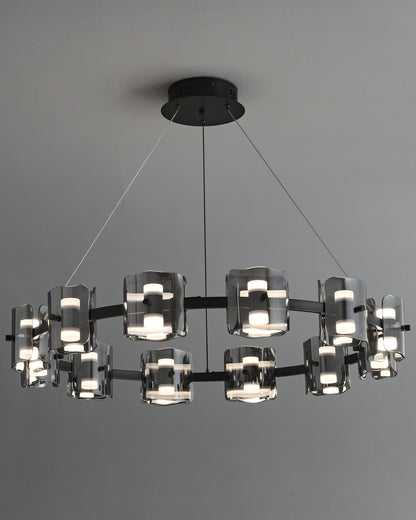 WOMO Modern Candle Round Chandelier-WM2218