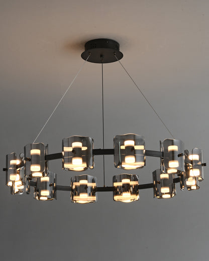 WOMO Modern Candle Round Chandelier-WM2218