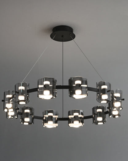 WOMO Modern Candle Round Chandelier-WM2218