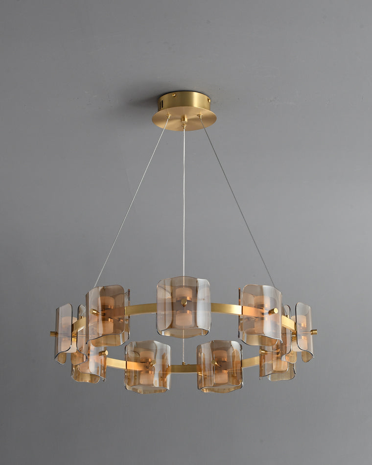 WOMO Modern Candle Round Chandelier-WM2218