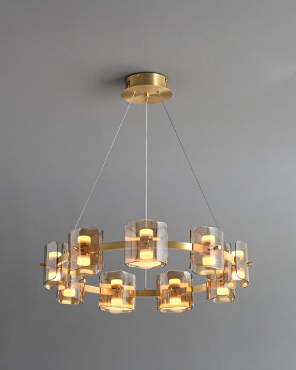 WOMO Modern Candle Round Chandelier-WM2218