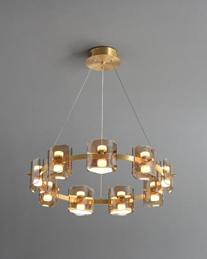 WOMO Modern Candle Round Chandelier-WM2218