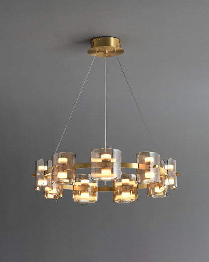 WOMO Modern Candle Round Chandelier-WM2218