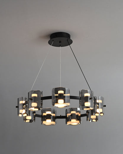 WOMO Modern Candle Round Chandelier-WM2218