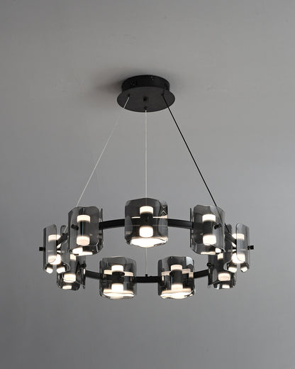 WOMO Modern Candle Round Chandelier-WM2218