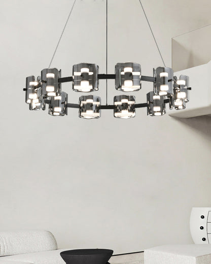 WOMO Modern Candle Round Chandelier-WM2218