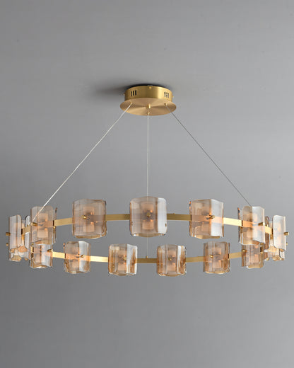 WOMO Modern Candle Round Chandelier-WM2218