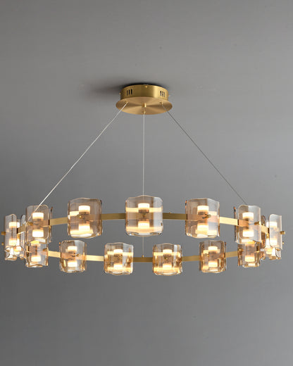 WOMO Modern Candle Round Chandelier-WM2218