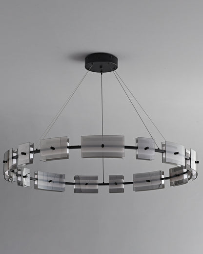 WOMO Modern Tiered Glass Chandelier-WM2220
