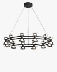 WOMO Modern Round Pillar Candle Chandelier-WM2224