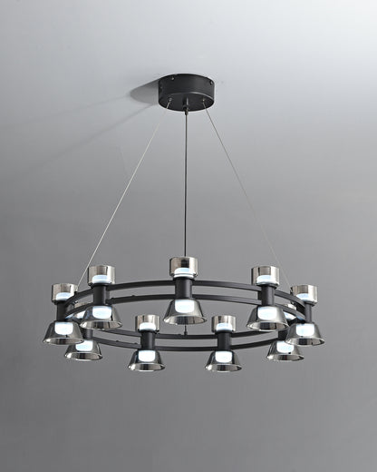 WOMO Modern Pillar Candle Round Chandelier-WM2224