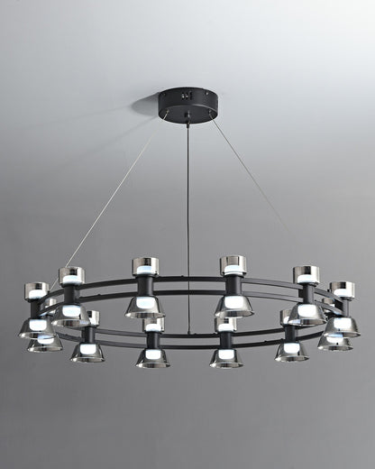 WOMO Modern Pillar Candle Round Chandelier-WM2224