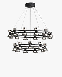 WOMO Modern Round Pillar Candle Chandelier-WM2224