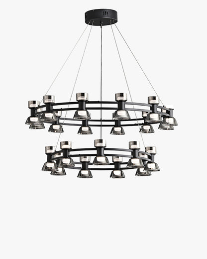 WOMO Modern Pillar Candle Round Chandelier-WM2224