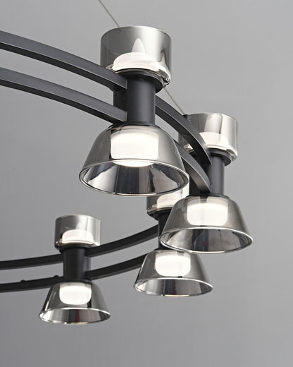 WOMO Modern Pillar Candle Round Chandelier-WM2224