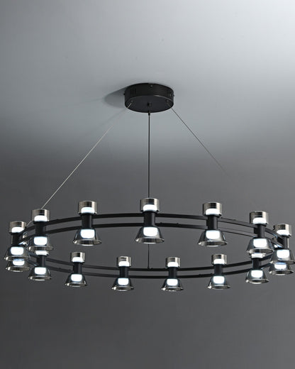 WOMO Modern Pillar Candle Round Chandelier-WM2224
