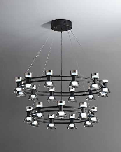 WOMO Modern Pillar Candle Round Chandelier-WM2224