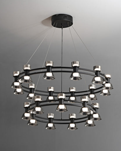 WOMO Modern Pillar Candle Round Chandelier-WM2224