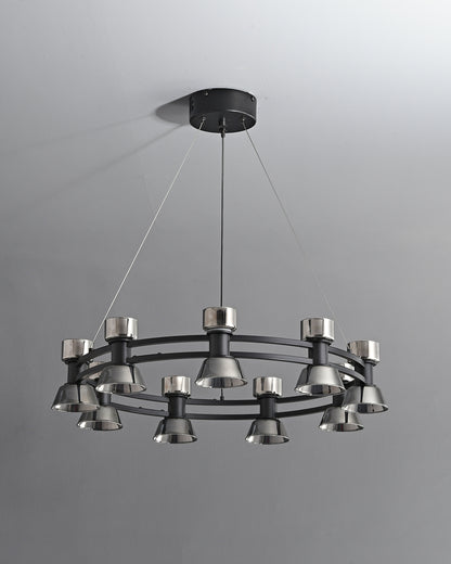 WOMO Modern Pillar Candle Round Chandelier-WM2224