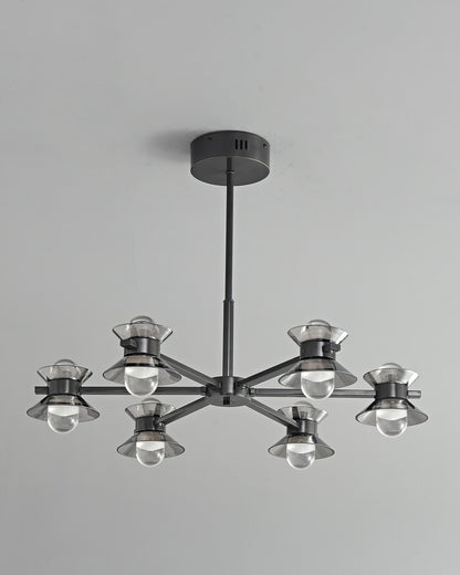 WOMO 6/8/10 Light Black Brass Chandelier-WM2226
