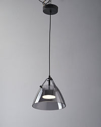 Suspension 3 lampes en verre fumé WOMO - WM2238