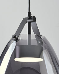 Suspension 3 lampes en verre fumé WOMO - WM2238