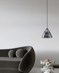 Suspension 3 lampes en verre fumé WOMO - WM2238