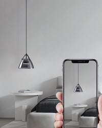 Suspension 3 lampes en verre fumé WOMO - WM2238