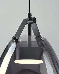 Suspension 3 lampes en verre fumé WOMO - WM2238