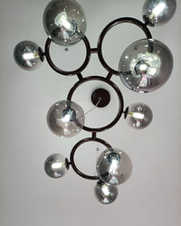 WOMO Chandelier with Colored Glass Balls-WM2253