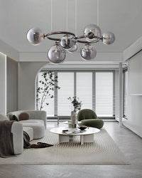 WOMO Chandelier with Colored Glass Balls-WM2253