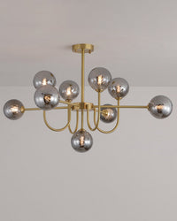 WOMO Lustre Mid Century à Boule de Verre Chambre-WM2255