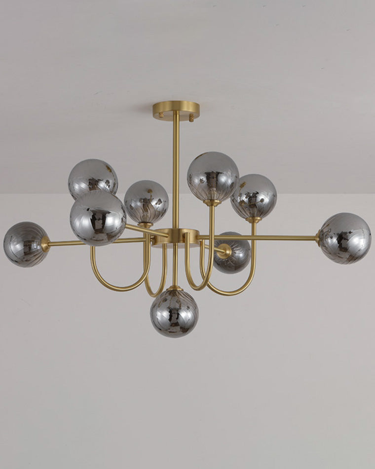 WOMO Mid Century Kronleuchter Glaskugel schlafzimmer-WM2255