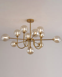 WOMO Lustre Mid Century à Boule de Verre Chambre-WM2255
