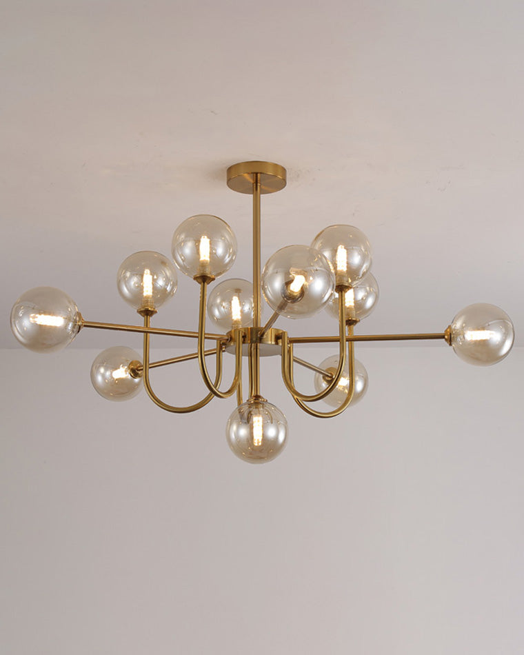 WOMO Mid Century Kronleuchter Glaskugel schlafzimmer-WM2255